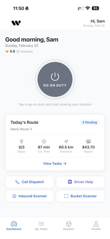 Weels Driver iPhone screenshot