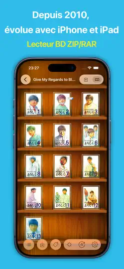 Capture d'écran de ComicGlass sur iPhone 1