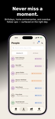 Keyvio: Real Estate CRM iPhone screenshot