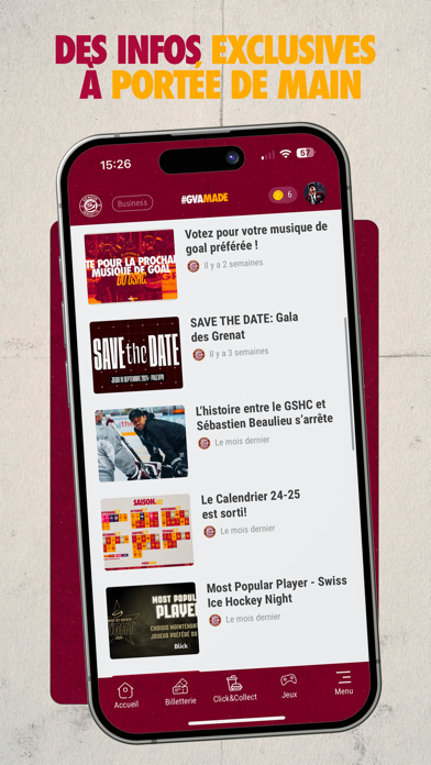 Genève-Servette HC Screenshot