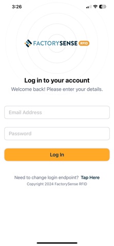 FactorySense App screenshot
