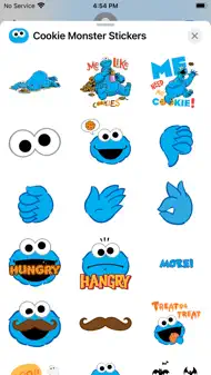 Cookie Monster Stickers iphone bilder 2