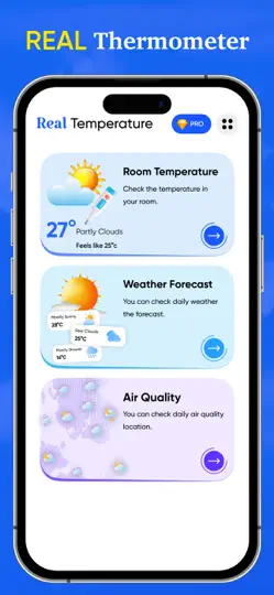 Real Thermometer & Temperature iPhone-skjermbilde 4