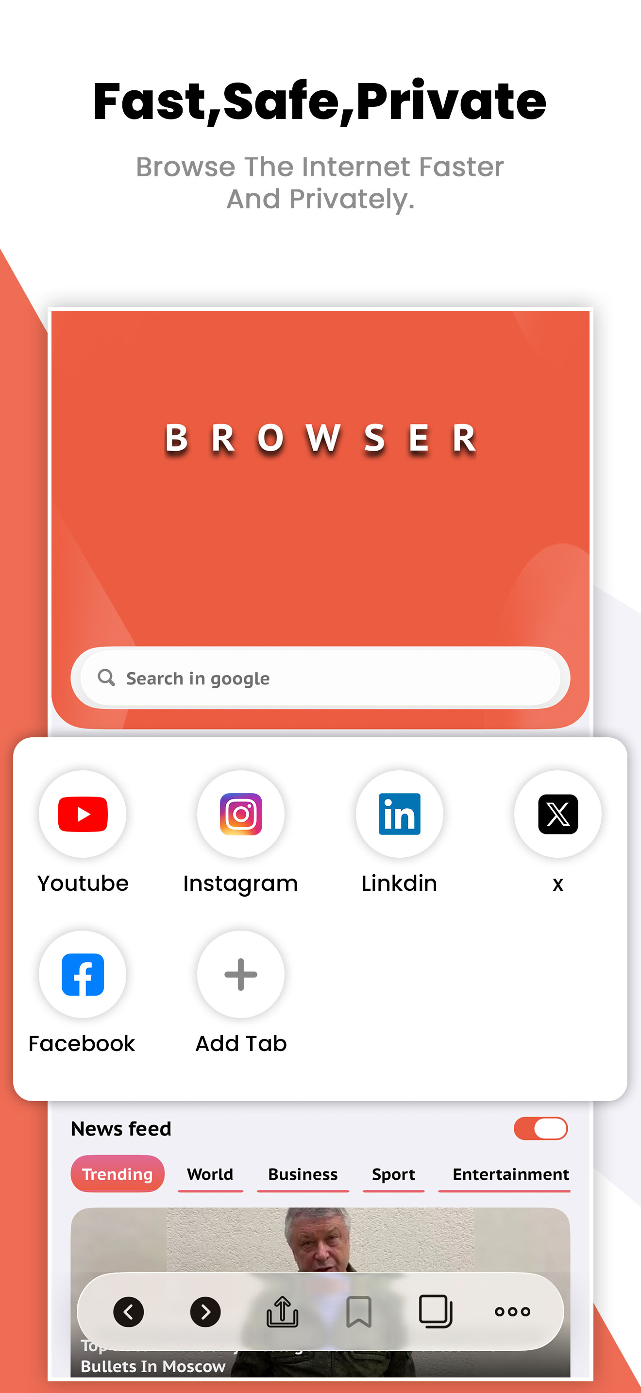 Private Web Incognito Browser