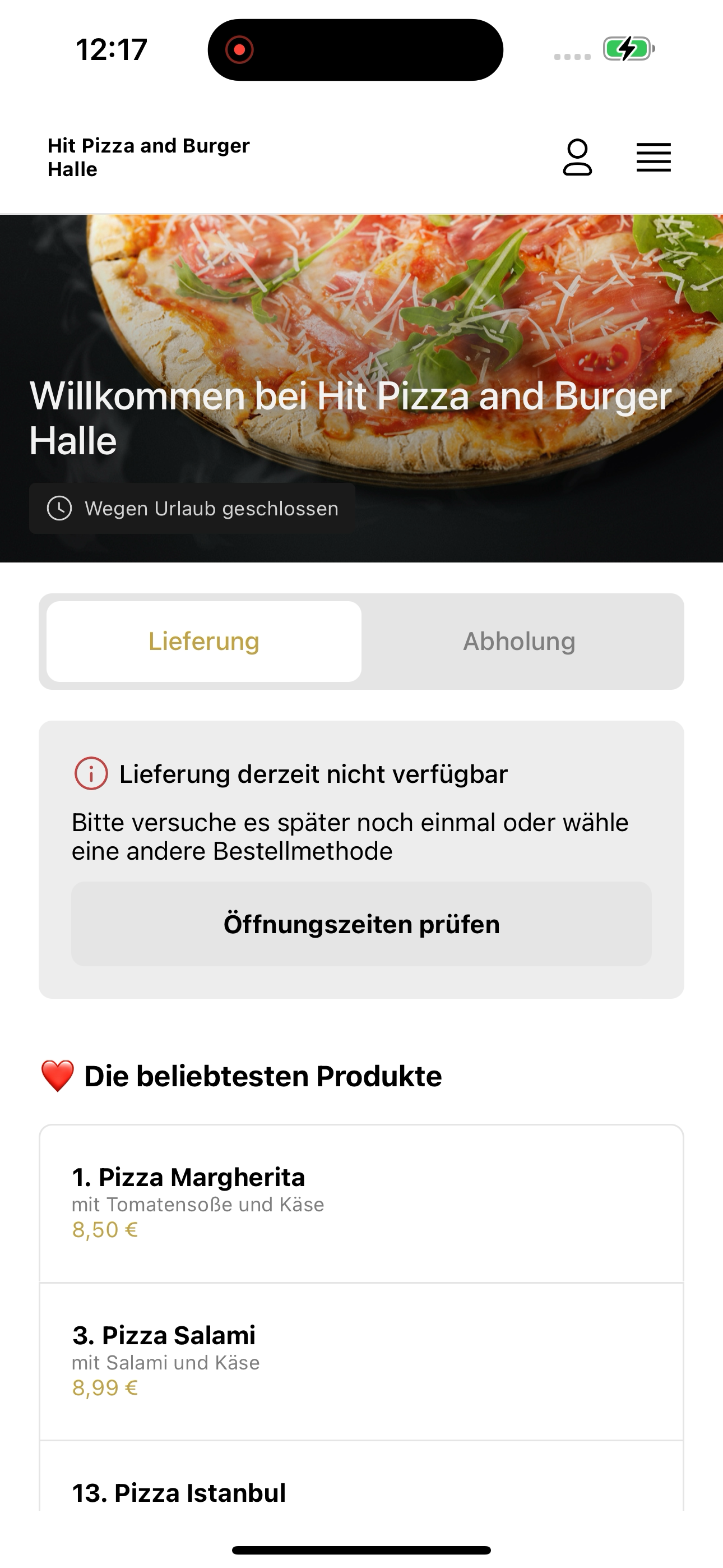 Hit Pizza and Burger Halle screenshot 6