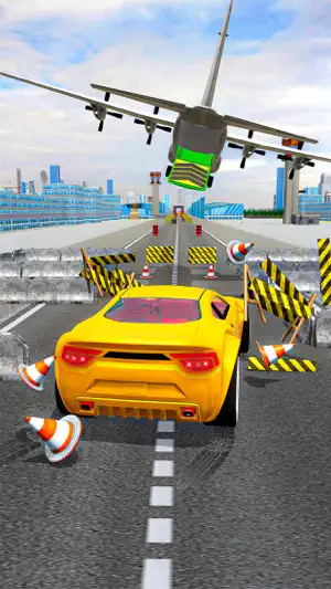 Stunt Plane Chase Mega Car screenshot 1