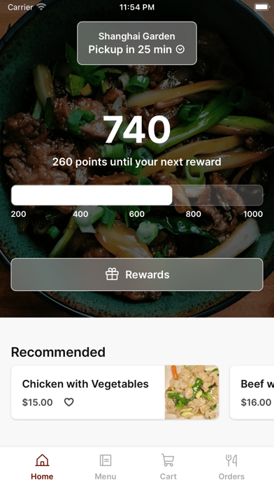Screenshot 1 of Shanghai Garden To Go App