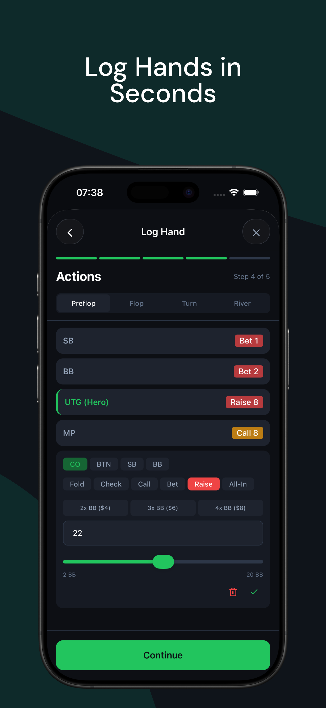 Live Poker Hands Logger