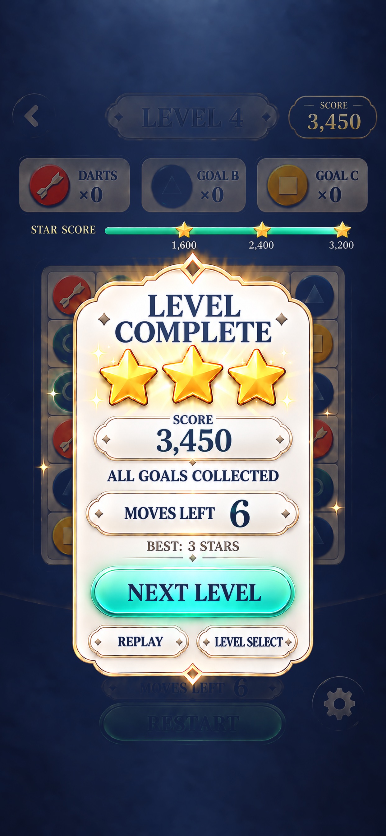 Screenshot 4 of Dart Trails: Shape Link Quest