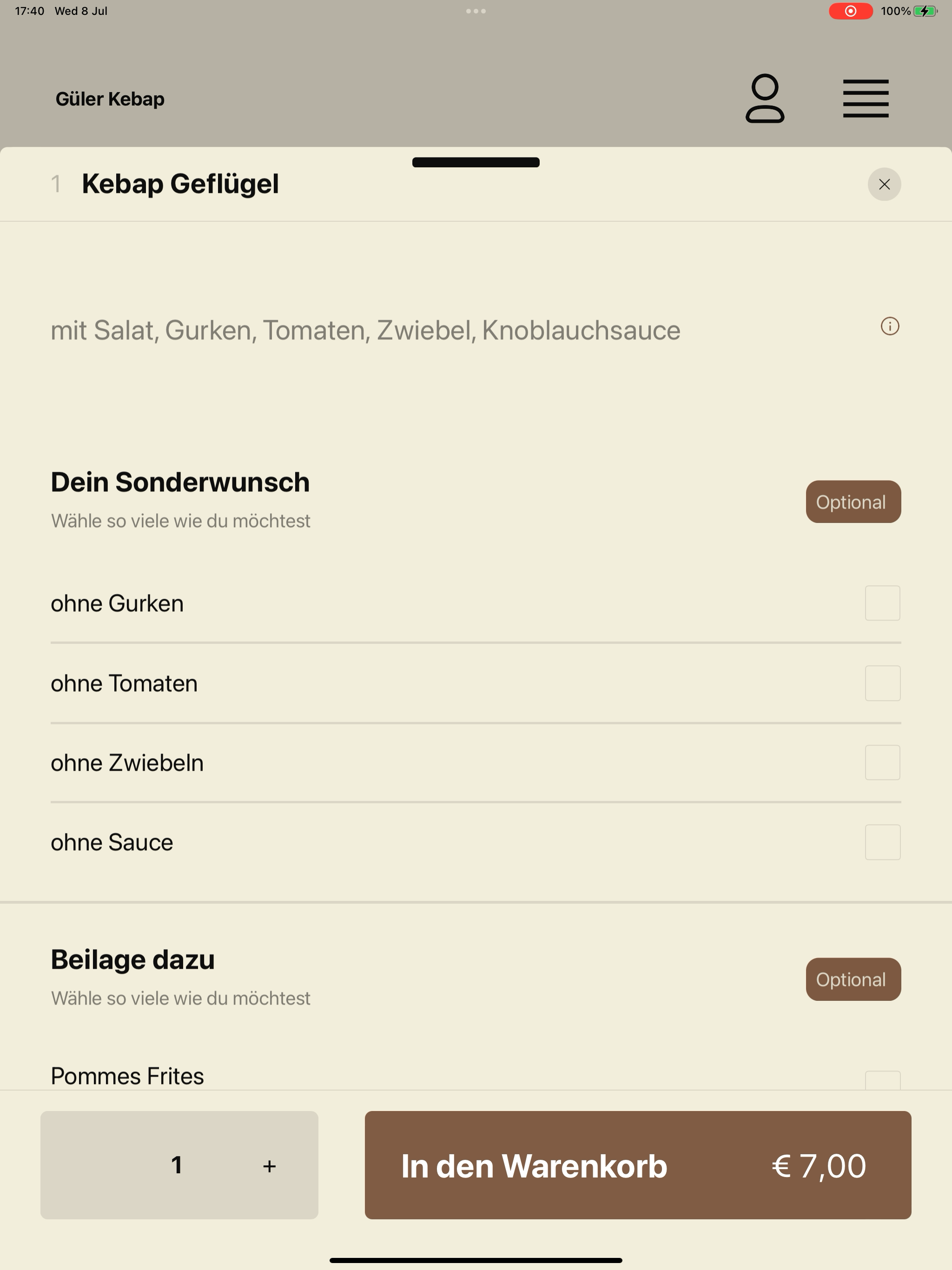 Güler Kebap screenshot 15