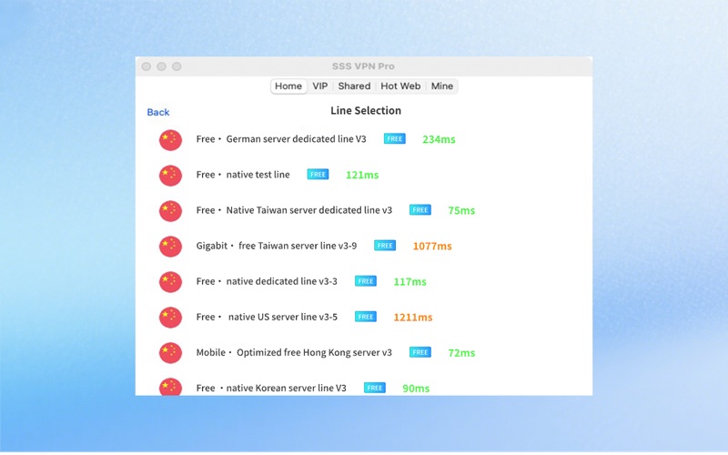 App screenshot