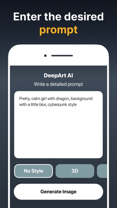 DeepArt - AI Art Generator Screenshot