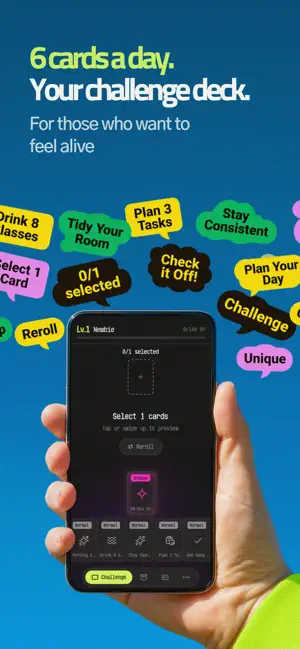UpNext: Challenge Card Habits screenshot 1