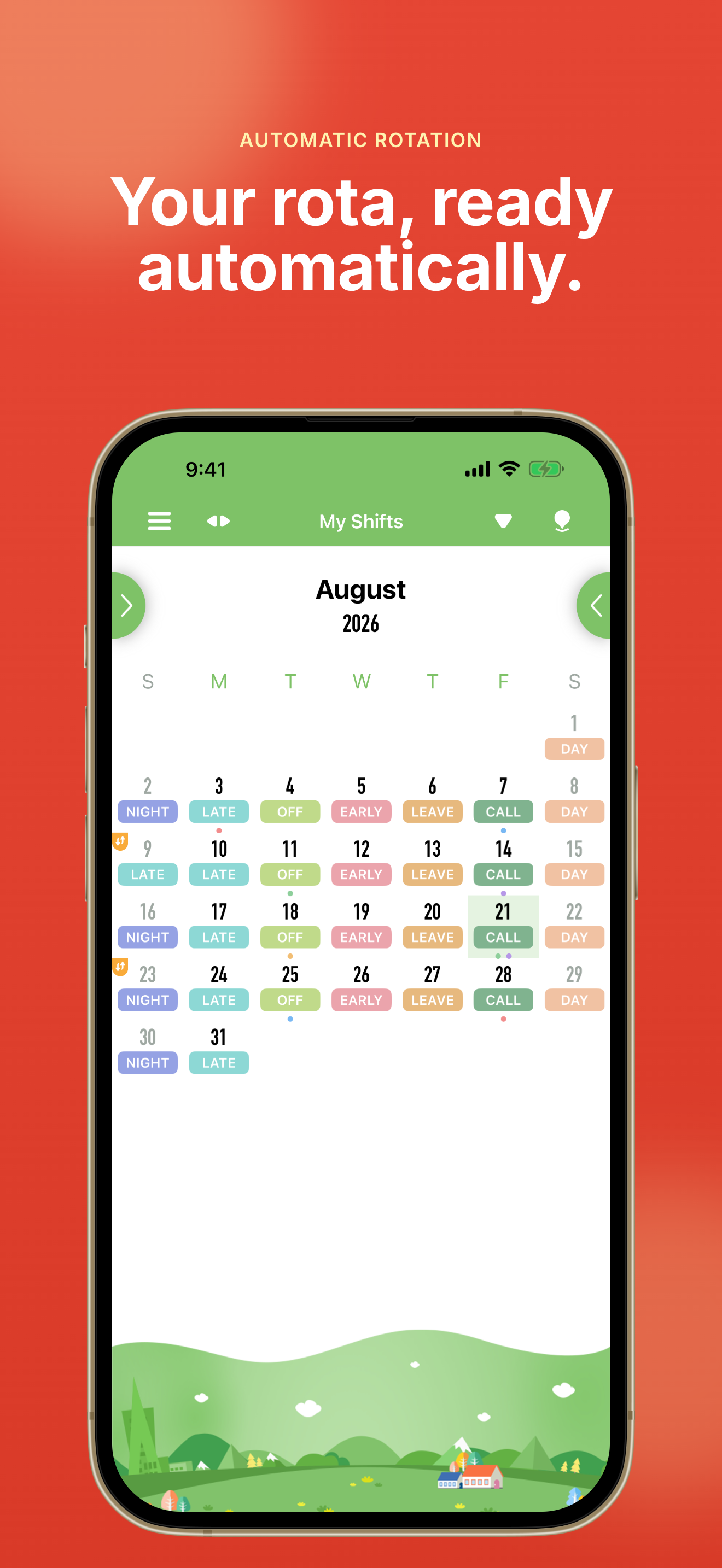 Selene: Shift Calendar