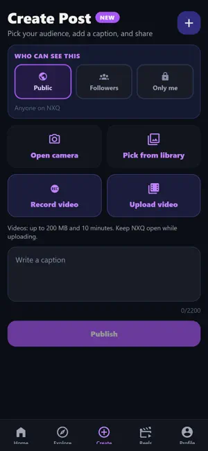 NXQ Social screenshot 2