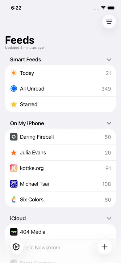 NetNewsWire: RSS Reader screenshot 2