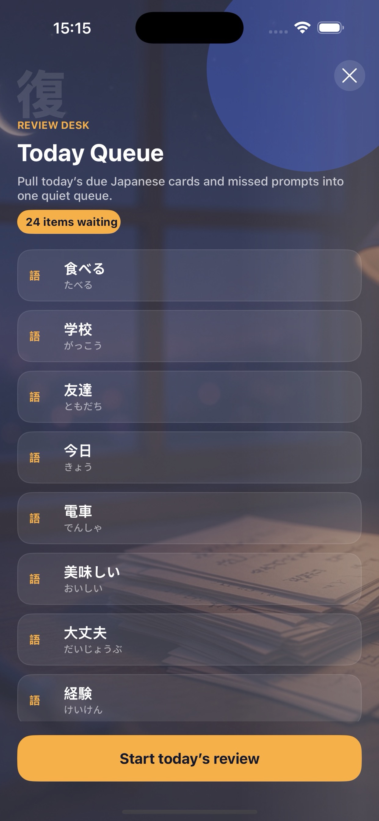 Screenshot 2 of Talki-Learn Japanese Daily