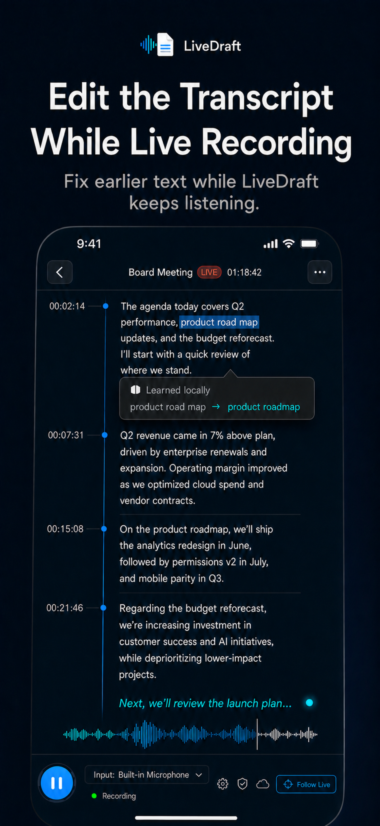 LiveDraft
