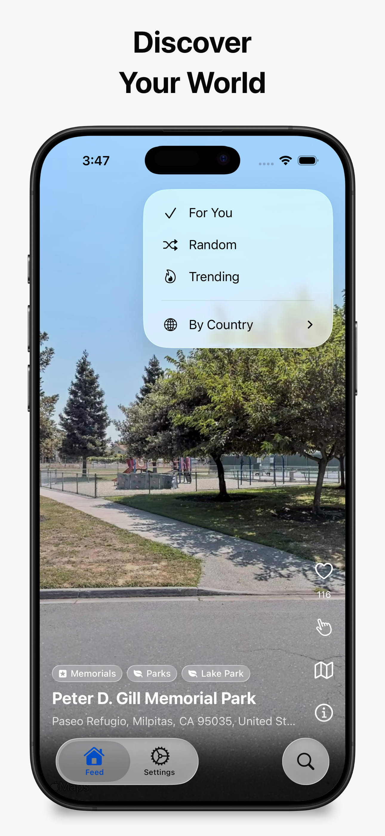 StreetPeek: Street View Feed