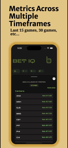 Bet IQ: Smarter Sports Betting iPhone screenshot