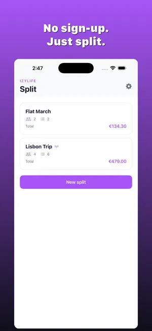 IzyLife Split screenshot 4