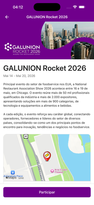 Galunion Eventos Screenshot 2 of 5