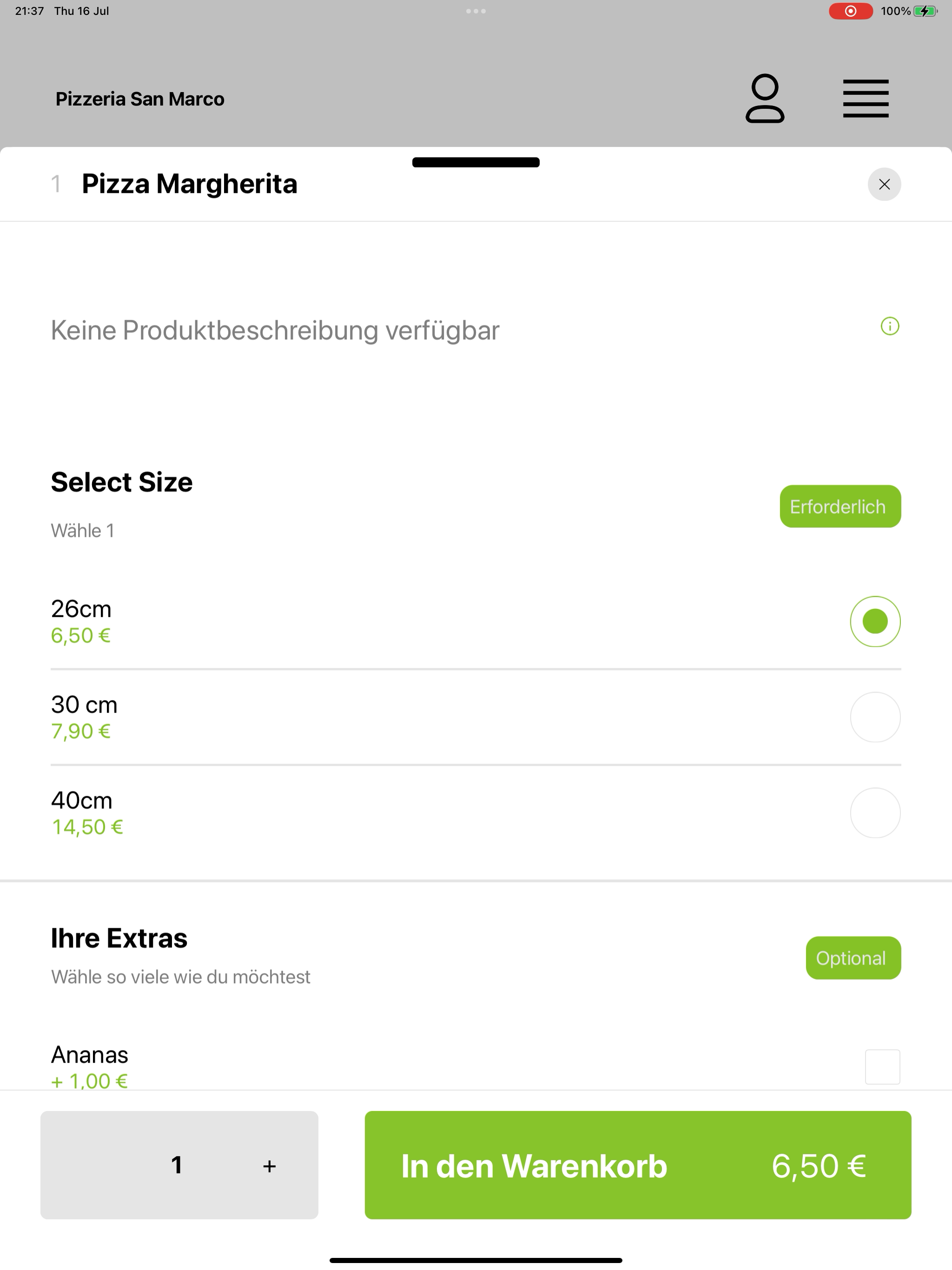 Pizzeria San Marco Aachen screenshot 16