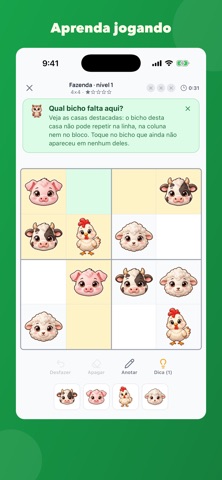 ZooDoku: Sudoku de Bichos iPhone screenshot