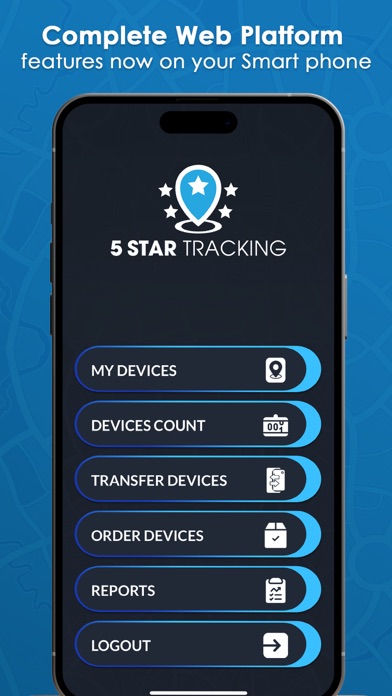 5 STAR TRACKING RETAIL Screenshot