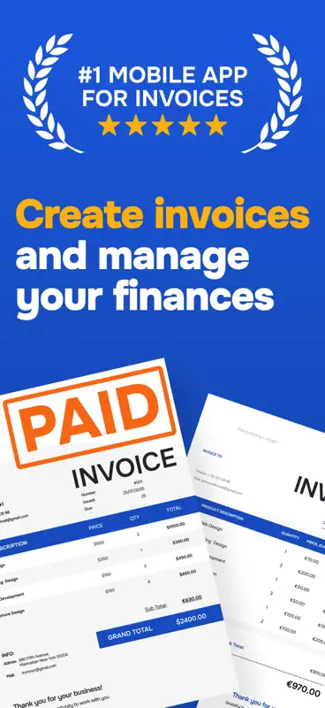 Invoice Creator: Bill Maker screenshot 1 of 4