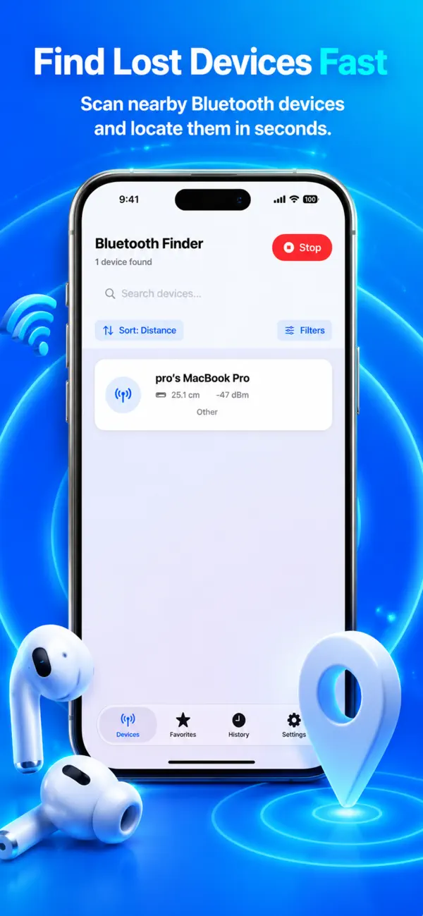 Screenshot #1 pour Find My Headset & Lost Earbuds