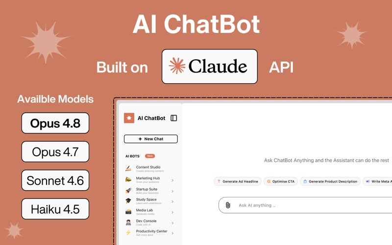 AI Chatbot - Ask AI Anything. iPhone screenshot
