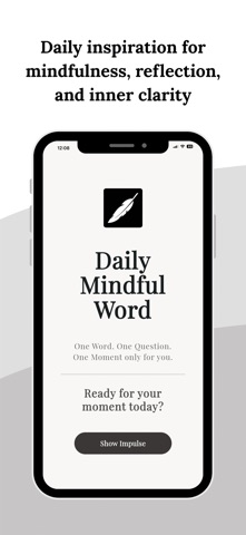 Daily Mindful Word Screenshot 1 of 6