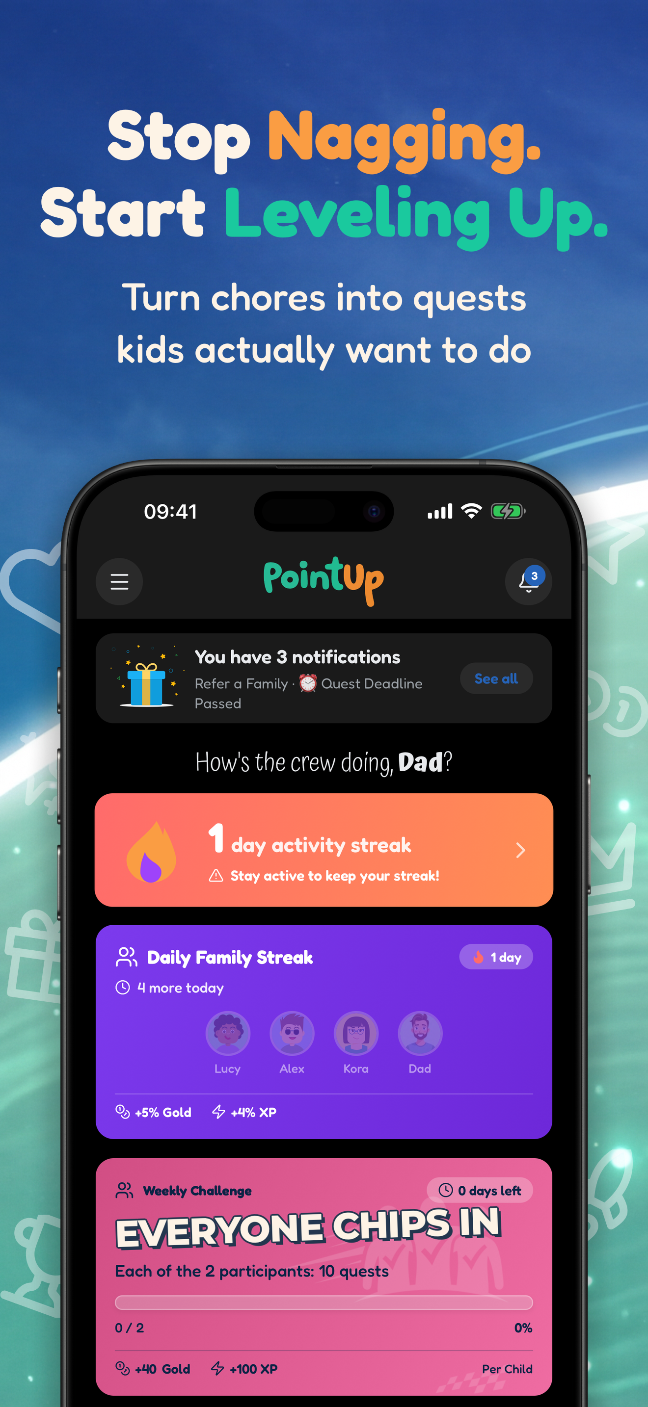 PointUp: Chores and Rewards