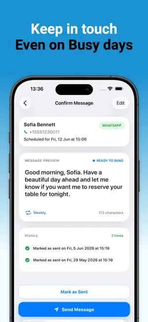Pinglr - Message Scheduler screenshot 3
