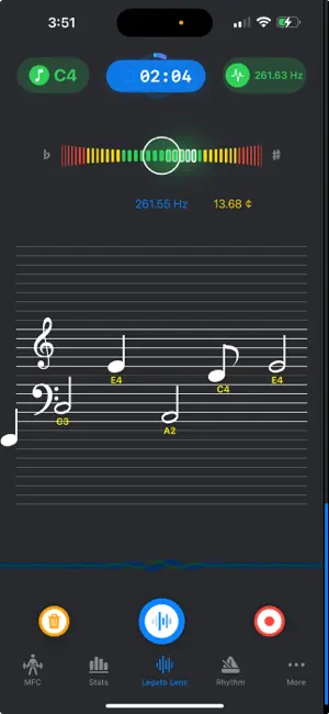 Legato Lens - Tuner & Pitch screenshot 2