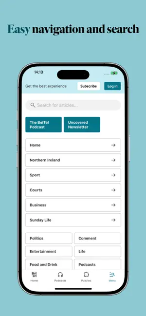 Belfast Telegraph News iPhone screenshot 5