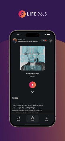 Life 96.5 screenshot