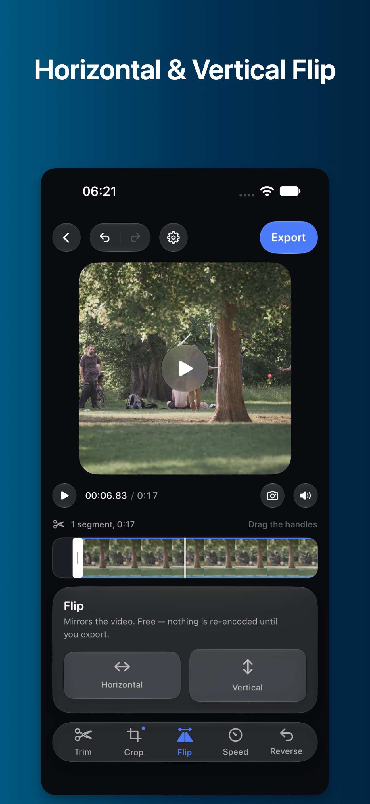 Screenshot 3 of Video Trim, Flip, Reverse