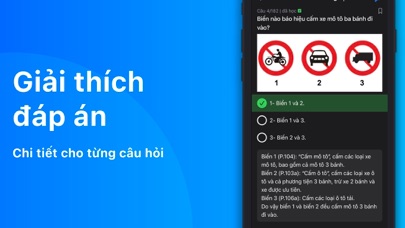 600 Câu Lý Thuyết GPLX OTOMOTO iPhone screenshot 8 - Education app