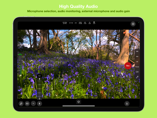 Cinema P3 Pro Camera iPad screenshot 9 - Photo & Video app