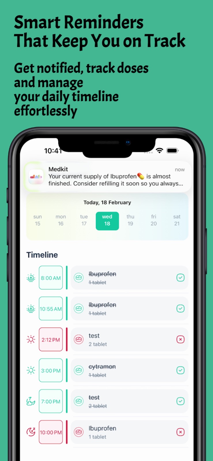 Medkit: Medication Tracker iphone screenshot 4