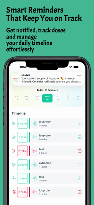 Medkit: Medication Tracker Screenshot 4 of 8