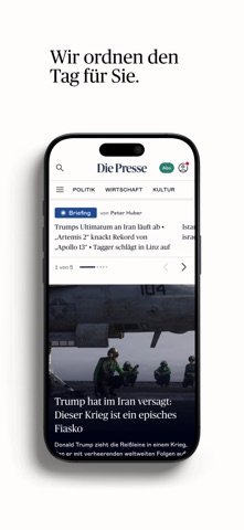 Die Presse screenshot