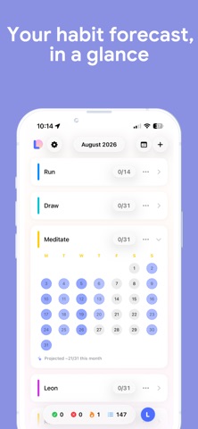 LEON: Habit Tracker & Routine screenshot