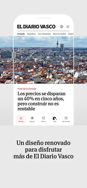 El Diario Vasco iPhone screenshot 1