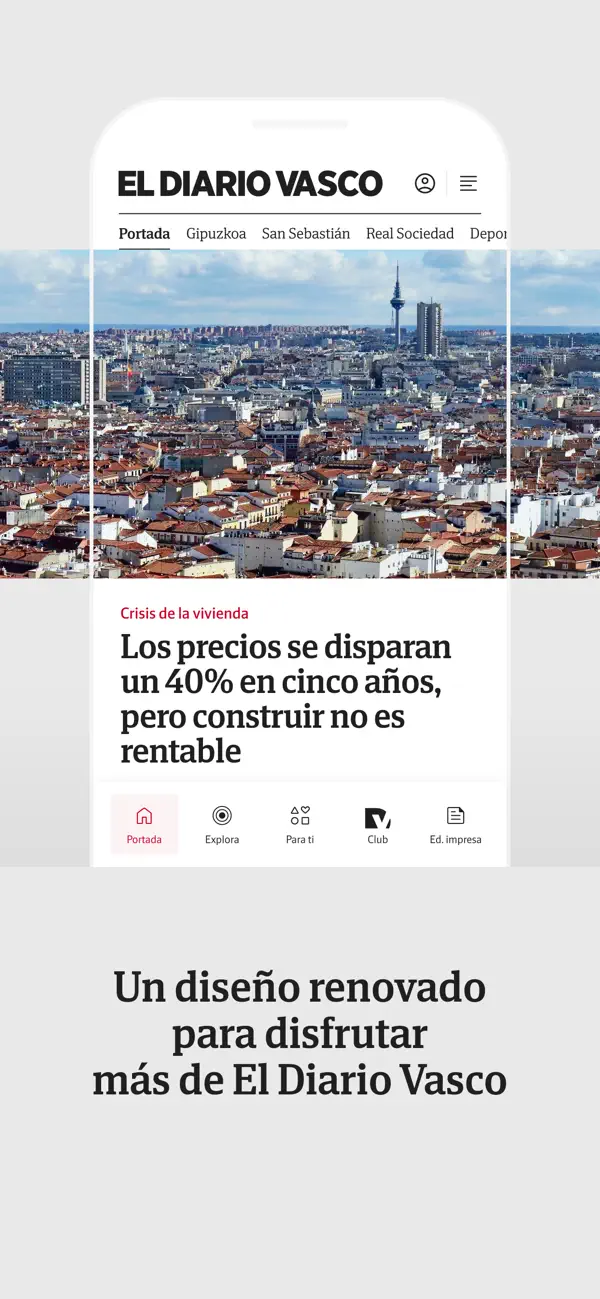 Screenshot #1 pour El Diario Vasco
