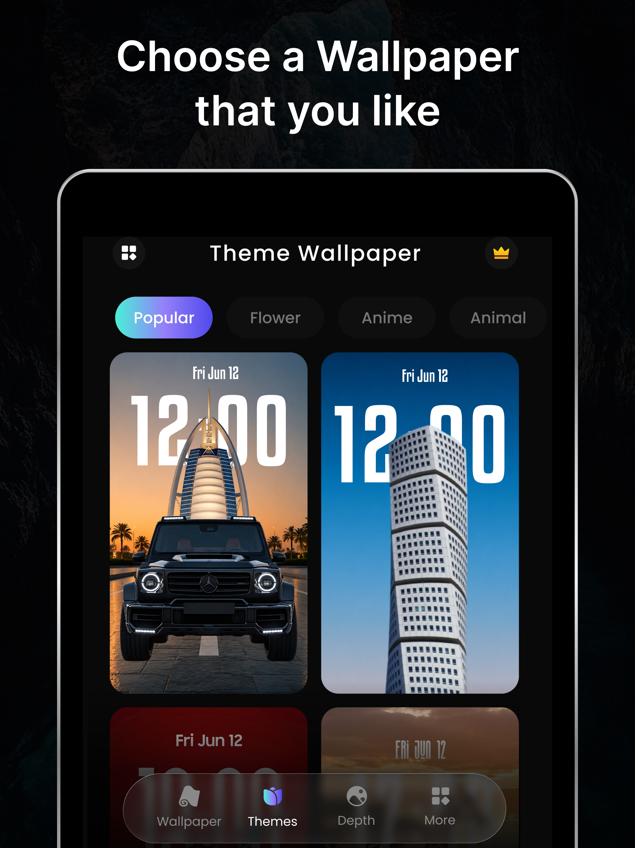 Depth Theme Wallpaper & Widget screenshot 15