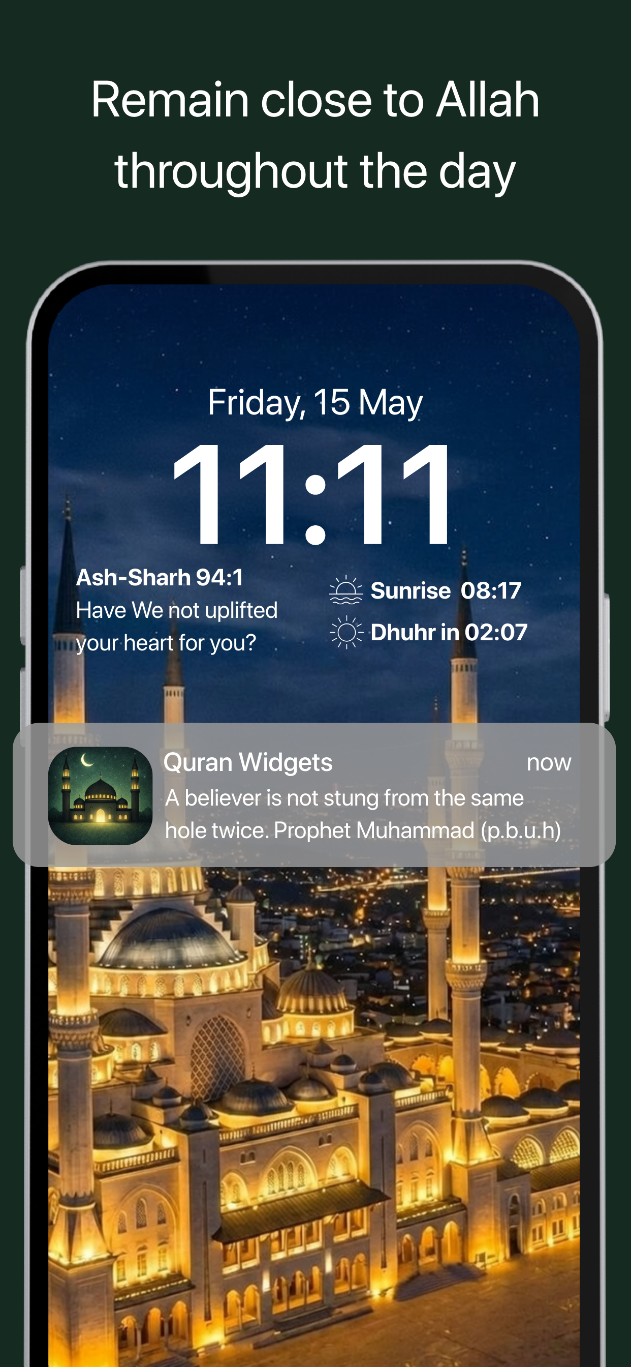 Quran Widgets: Verses & Duas