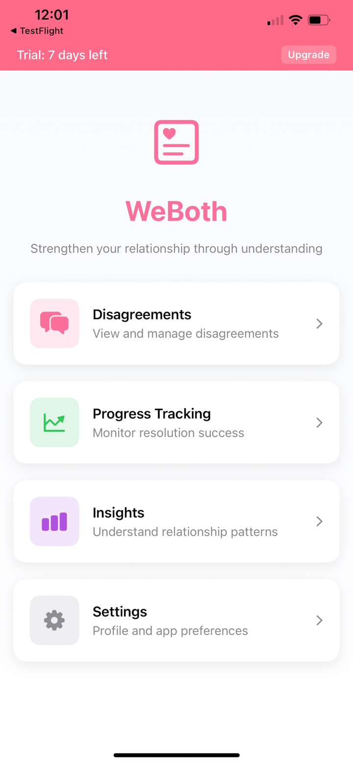 WeBoth - Couples AI Mediator screenshot 3
